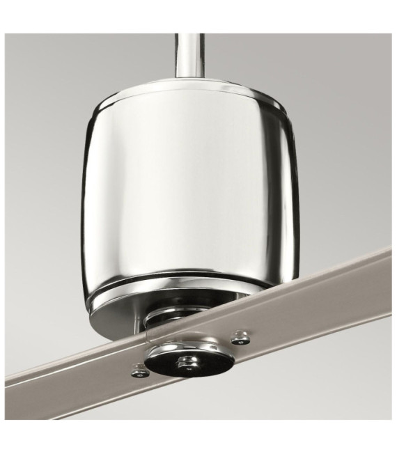 Fan Ferron Steel Polished Nickel