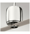 Fan Ferron Steel Polished Nickel