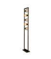 Lampadaire Oblong Acier doux Brun rustique