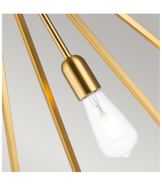 Suspension Feiss Acier Laiton bruni