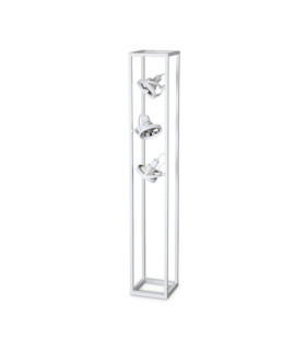 Lampadaire AUDIO Métal Blanc