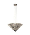 Savannah pendant light Mild steel, clear glass, chrome