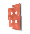 Plafonnier SQUARE blanc 4 ampoules