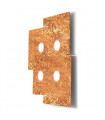 Plafonnier SQUARE blanc 4 ampoules