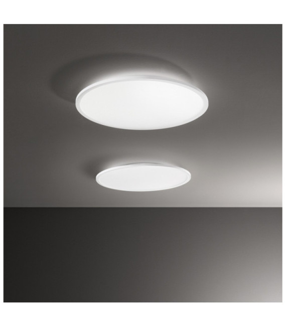 LED-Deckenleuchte FLY Metall, Kunststoff, Aluminium Mattweiß