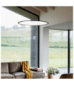 Suspension LED Orbit Métal Noir