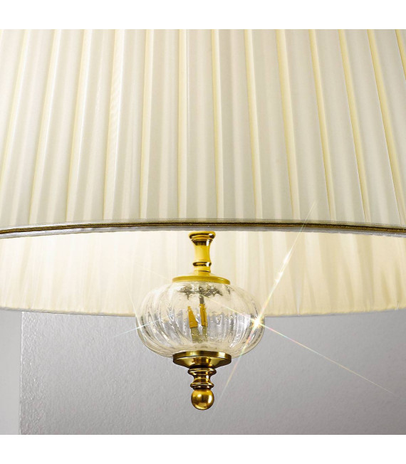 Klassische Pendelleuchte ASCOT Antik Messing 2 Glühbirnen