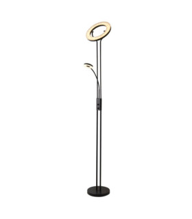Lampadaire Mother, Acier doux,acrylique Noir