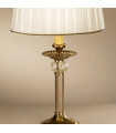 Lampe de table classique ASCOT laiton antique 1 ampoule