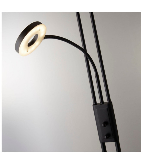 Lampadaire Mother, Acier doux,acrylique Noir