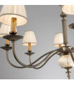 Chandelier classique ASCOT laiton antique 6 ampoules