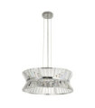 Uptown pendant light Mild steel, Clear glass, chrome