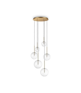 Equinoxe Pendant Lamp Metal Brass