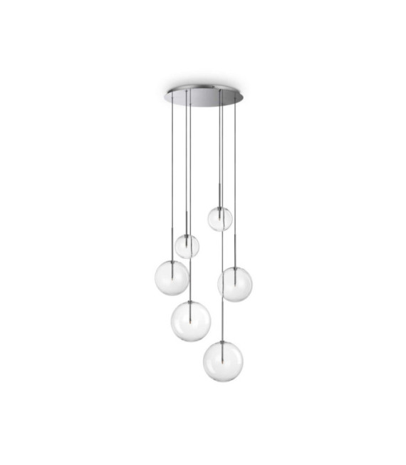Colgante Equinoxe de metal cromado