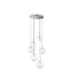 Equinoxe Chrome Metal Pendant
