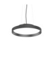 FLY LED pendant light Glass, Metal Matt black