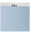 Isla Table Lamp Ceramic Base, Steel, Faux Silk Shade, Polished Nickel