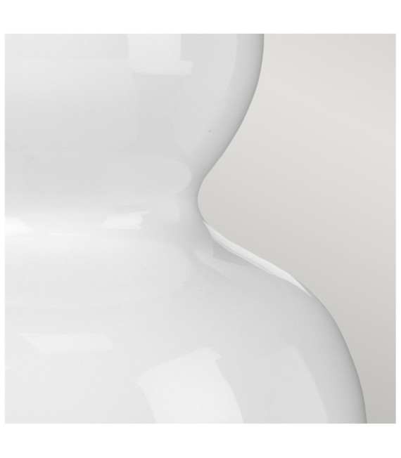 Isla Table Lamp Ceramic Base, Steel, Faux Silk Shade, Polished Nickel