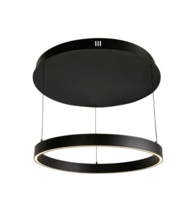 Lámpara colgante LED Layla Acero dulce, aluminio Negro