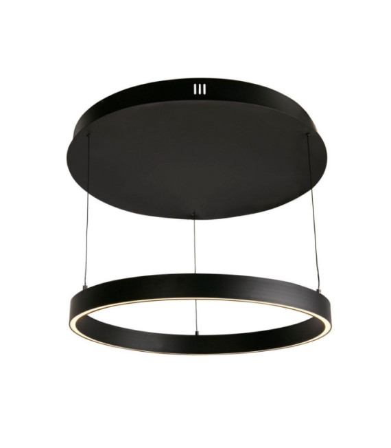 Lámpara colgante LED Layla Acero dulce, aluminio Negro