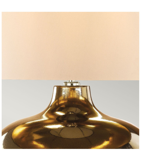 Lampe de table Ottoman Porcelaine Bronze Métallisé