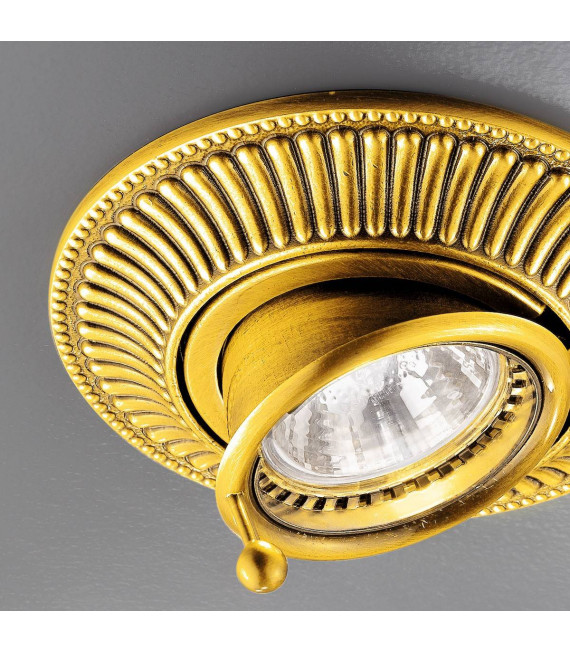 Spot classico MILORD 24 carati in oro 1 lampadina