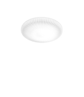 Plafoniera LED Atrium Plastica, Alluminio Bianco