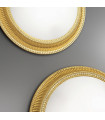 Plafonnier classique MILORD Or 24 Carats 3 ampoules