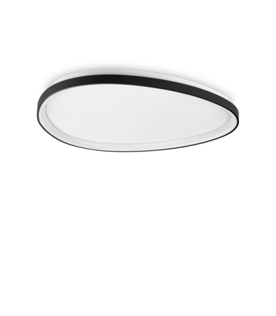 Gemini LED-Deckenleuchte aus Metall, schwarzer Kunststoff