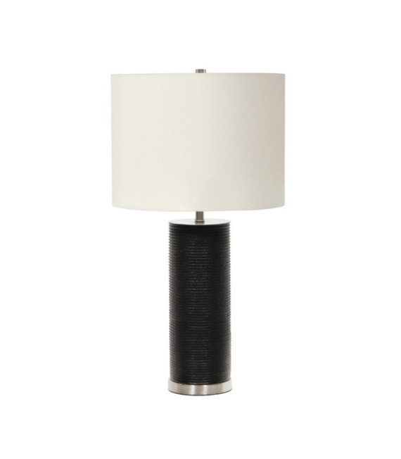Lampe de table Ripple Porcelaine Noir