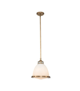 Hinkley Pendelleuchte Glas, Stahl Messing Heritage