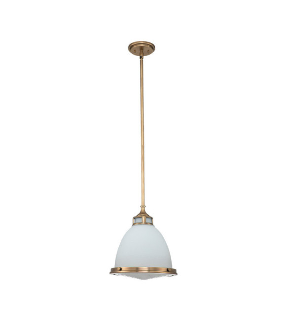 Lampada a sospensione Hinkley Vetro, Acciaio Ottone Heritage