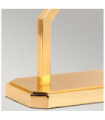 Cross Table Lamp Steel Polished Gold