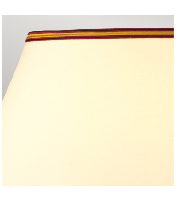 Oxblood table lamp Lampshade made from porcelain, wood, Blood of beef