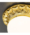 Plafonnier classique MILADY Or 24 Carats 1 ampoule
