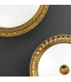 Plafonnier classique MILADY or Français 4 ampoules