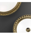 Plafonnier classique MILADY laiton antique 4 ampoules