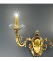 Applique murale classique CONTARINI or Français 2 ampoules