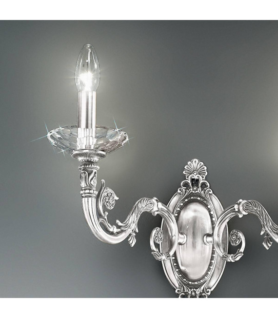 Applique classica CONTARINI cromata 2 lampadine