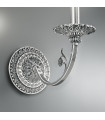 Applique murale classique PISANI chrome 1 ampoule