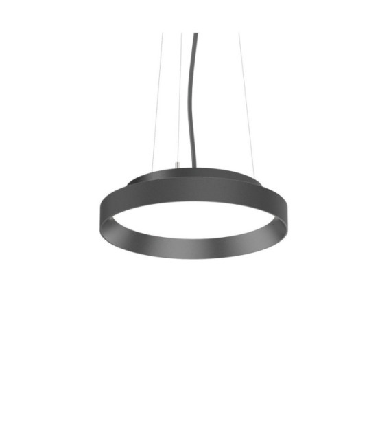 FLY LED pendant light Glass, Metal Matt black