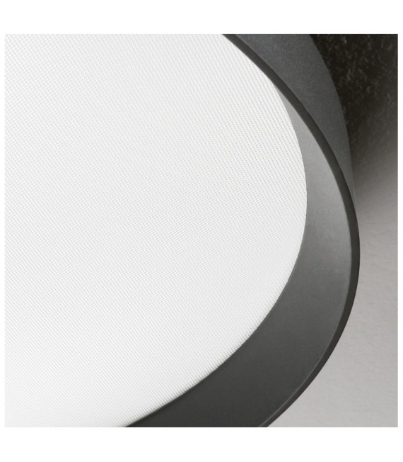 LED-Deckenleuchte FLY Metall, Kunststoff, Aluminium Mattschwarz