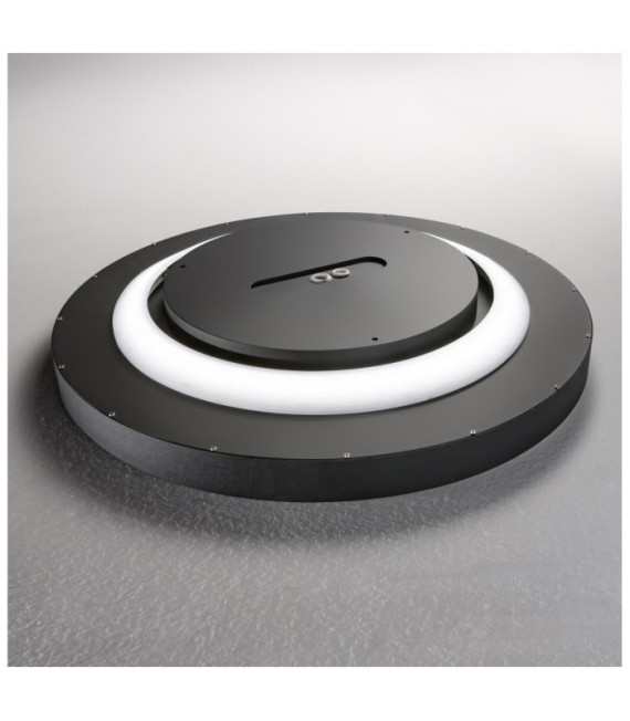 FLY Lámpara de techo LED Metal, plástico, aluminio Negro mate