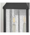 Applique murale extérieur Beacon Verre à graines transparent,aluminium Musée Noir
