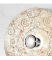 Applique murale design LUNA chrome 1 ampoule