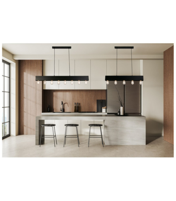 Suspension Piano Acier doux Noir
