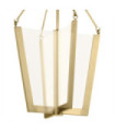 Kichler LED pendant light Iron, transparent light guide, acrylic, aluminum Champagne gold
