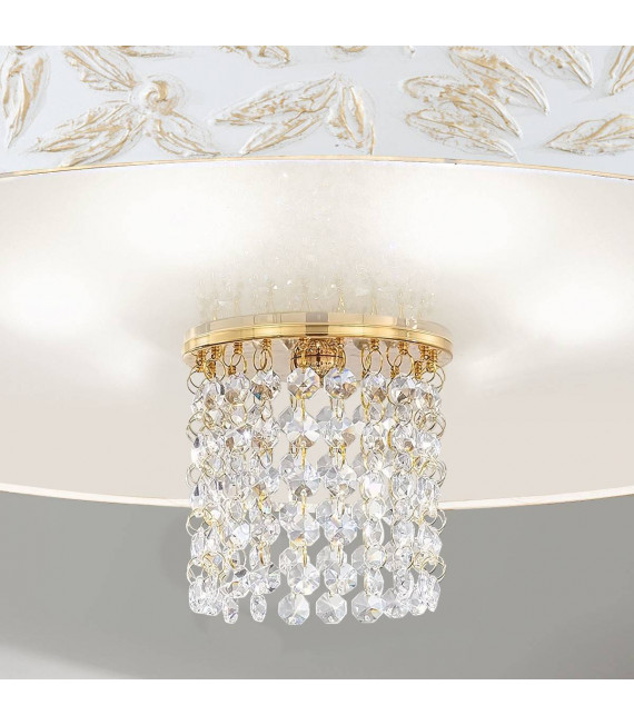 Design Deckenleuchte EMOZIONE 24 Karat Gold 6 Lampen