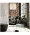 Lampadaire Munich Acier doux Noir mat, teinte naturelle