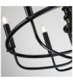 Suspension Capitol Acier Noir